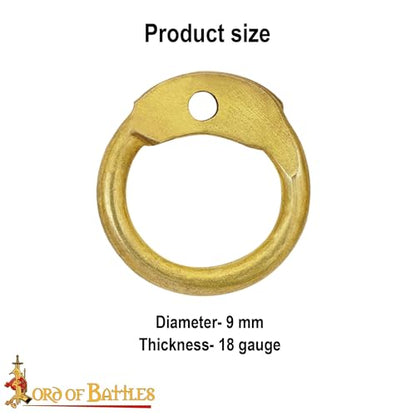 200G 1Kg Chainmail Loose Rings for Armor Crafting Perfect for DIY Chainmail Projects & Armor Repairs