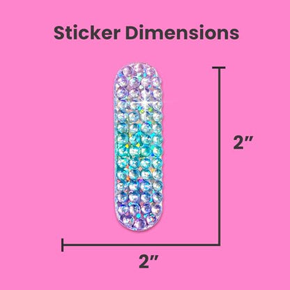 Sparkly Rhinestone Alphabet Letter Sticker I