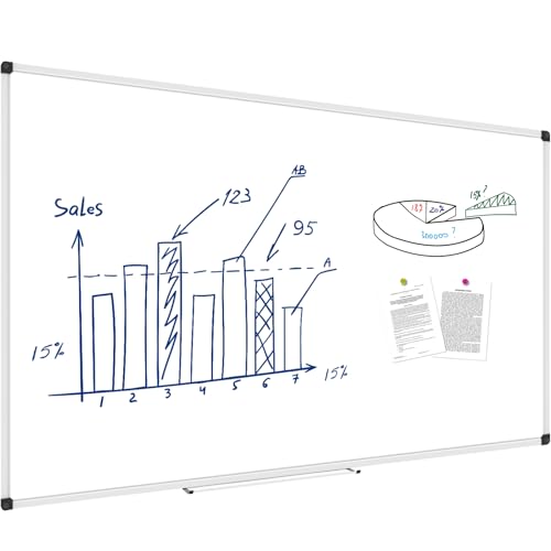 XBoard Magnetic Dry Erase Board 4' x 8' Wall Mounted