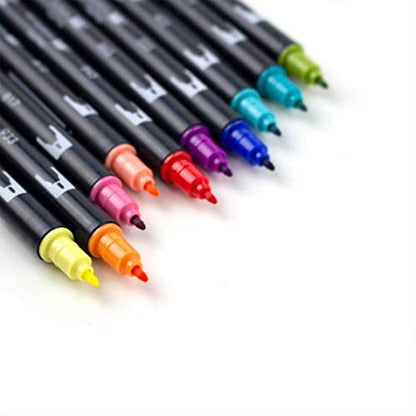 Dual Brush Pen Art Markers (10 Count)
