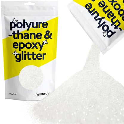 Resin Glitter White Iridescent 100g Ultrafine (3.5274 Ounce)