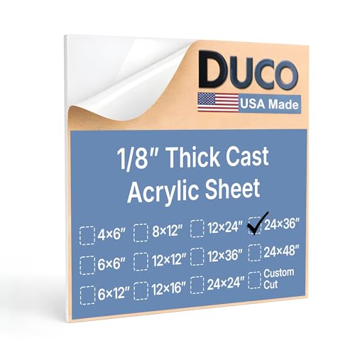 Duco White Cast Acrylic Sheets 1