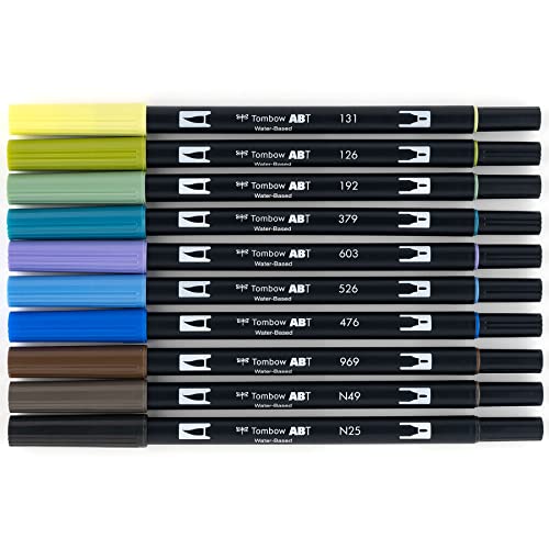 56169 Dual Brush Pen Art Markers (10 Count)