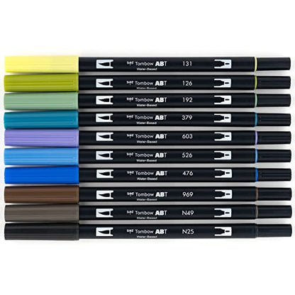 56169 Dual Brush Pen Art Markers (10 Count)