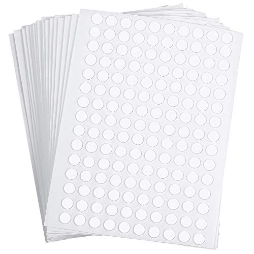 3000 Pcs Double Sided Adhesive Dots Clear Glue Point Tape Stickers Balloon Glue Round Mini No Traces Adhesive Sticker Dot Sticker for Classroom Decor Craft DIY Office (3000 Count)