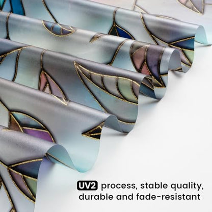 Static Cling Decorative Window Film Privacy Film 17.7'' x 118.1''