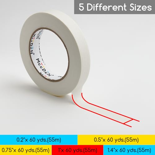 5 Packs White Artist Tape (5 Count)