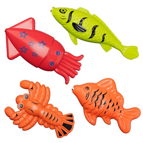Magnetic Fishing Pool Toys Game for Kids Toddlers 3 (52 Count)