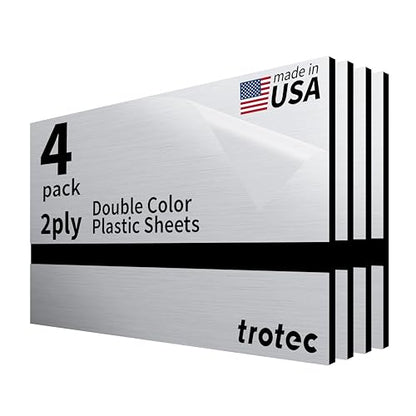 Metallic Looking Acrylic Sheet (4 Count)