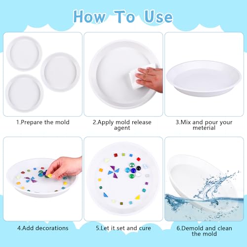 28Pcs Stepping Stone Mold Kit