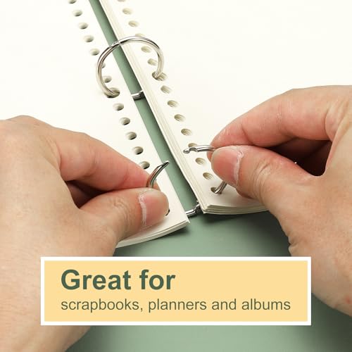3" x 3.2" Loose Leaf Binder Rings (30 Count)