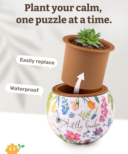 3D Puzzle Planter 80 Pieces