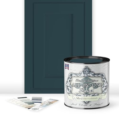 ALL-IN-ONE Paint by Heirloom Traditions, Mediterranean, Quart (32 Fl Oz)