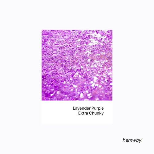 Resin Glitter Lavender Purple 100g Extra Chunky (3.5 Ounce)