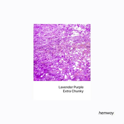 Resin Glitter Lavender Purple 100g Extra Chunky (3.5 Ounce)
