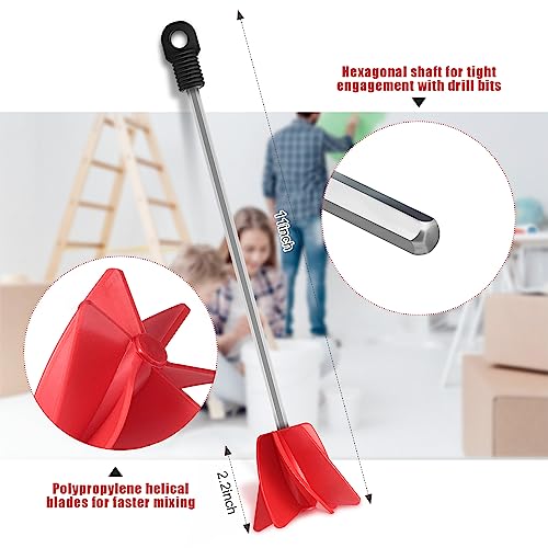 11" 6 Pcs Paint Stirrer for Drill (6 Count)