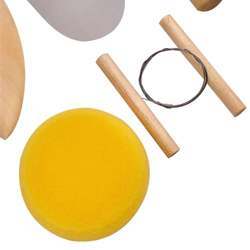 19 Pcs Pottery Tools & Clay Sculpting Tools