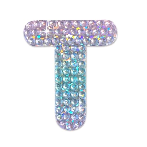 Sparkly Rhinestone Alphabet Letter Sticker T