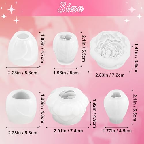 Flower Candle Molds