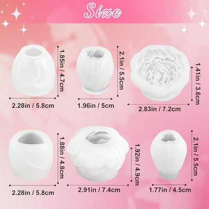 Flower Candle Molds