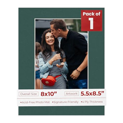 8x10 Mat Bevel Cut for 5.5x8.5 Photos