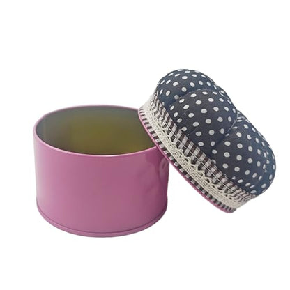 Pumpkin Shaped Pin Cushion with Storage Box