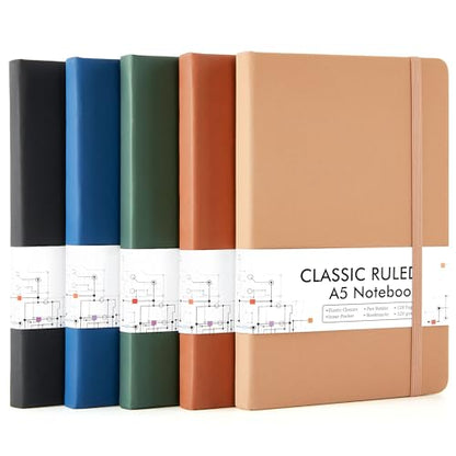 Journal Notebook Bulk for School (5 Count)