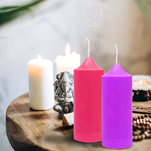 2PCS Pillar Candle Mold