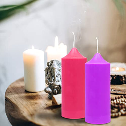 2PCS Pillar Candle Mold