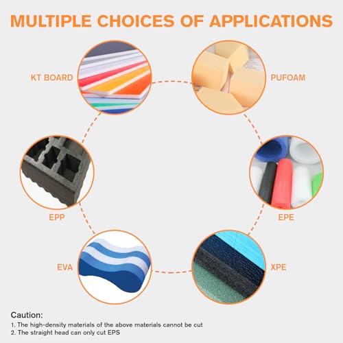 3-in-1 Hot Wire Electric Foam Cutter, Styrofoam Cutter Tool, Orange