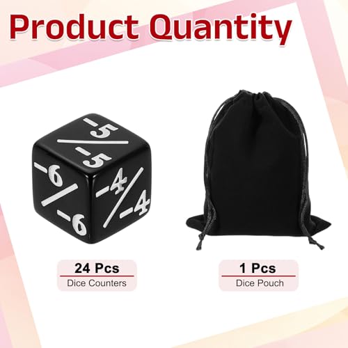 24Pcs Magic Dice Counters (24 Count)