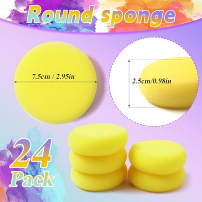 24 PCS 2.9 lnch Sponge Bulk (24 Count)