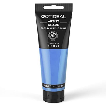 Acrylic Paint Cobalt Blue Tubes (4.1 Fl Oz)