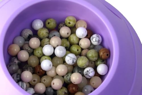 1200Pcs 6mm Natural Stone Beads
