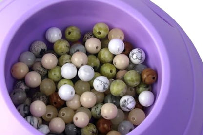 1200Pcs 6mm Natural Stone Beads
