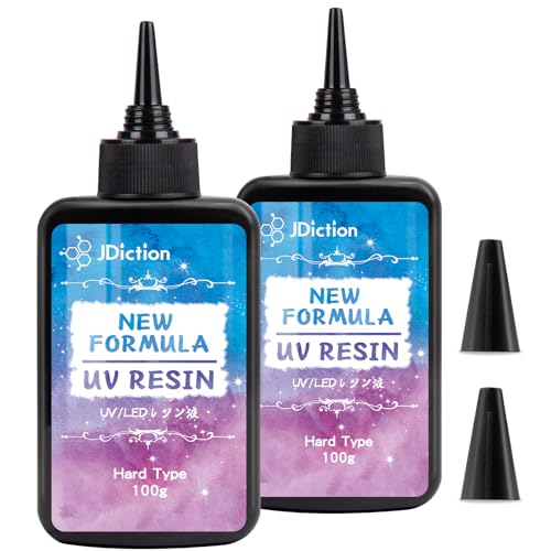 UV Resin 200g New Formula Crystal Clear Resin for Jewelry Making (17.637 Ounce)