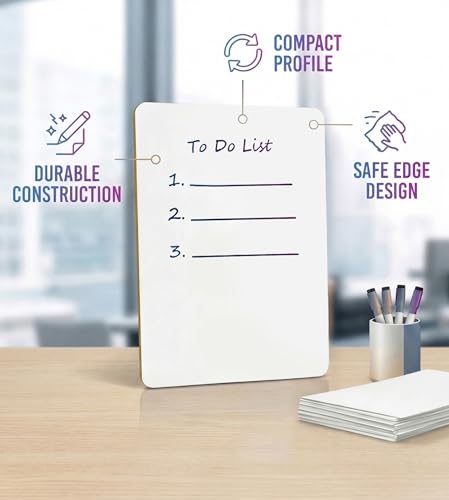 Small White Board 11X14 Dry Erase Lapboard 2 Pack for Kids (2 Count)