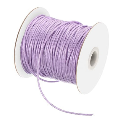 Waxed Cord 3mm Waxed Polyester Cord 44 Yard Wax String for Bracelet Making