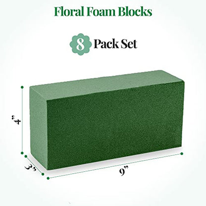 Floral Wet Foam Blocks (8 Count)