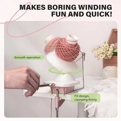 Yarn Winder Ball Winder for Crocheting Yarn Spinner for Knitting