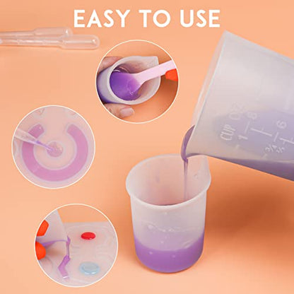 Silicone Resin Measuring Cups