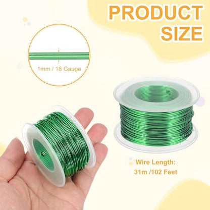 18 Gauge 1mm Anodized Aluminum Wire for Jewelry Craft Making