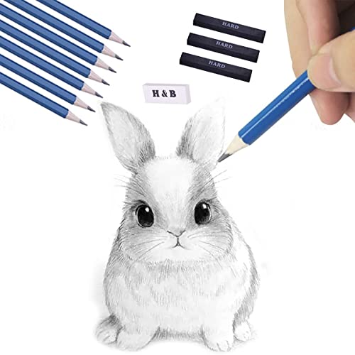 40 Piece Professional Sketch Pencil Drawing Kit