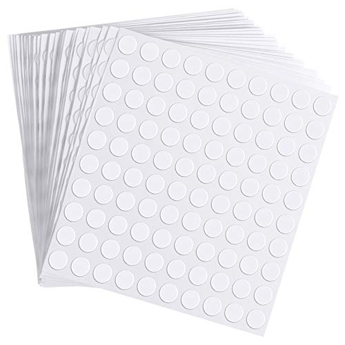 3000 Pcs Double Sided Adhesive Dots Clear Glue Point Tape Stickers Balloon Glue Round Mini No Traces Adhesive Sticker Dot Sticker for Classroom Decor Craft DIY Office (3000 Count)
