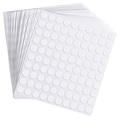 3000 Pcs Double Sided Adhesive Dots Clear Glue Point Tape Stickers Balloon Glue Round Mini No Traces Adhesive Sticker Dot Sticker for Classroom Decor Craft DIY Office (3000 Count)