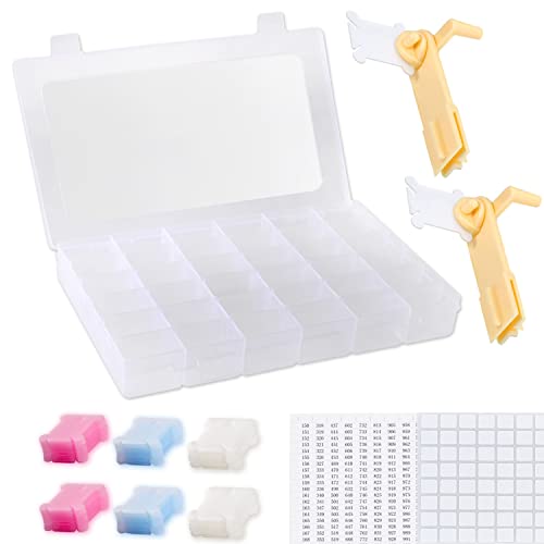 Embroidery Floss Organizer Box Tools