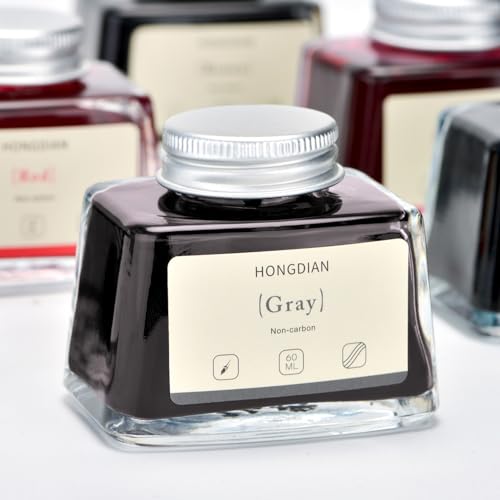 Hongdian Fountain Pen Bottled Ink Gray