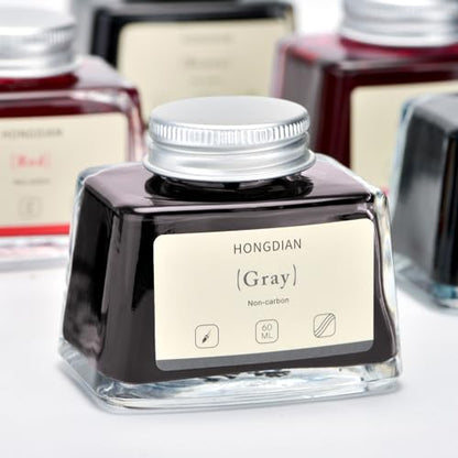 Hongdian Fountain Pen Bottled Ink Gray