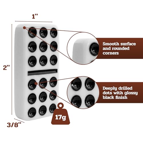 Alex Cramer The Nines Double 9 Domino Set. American