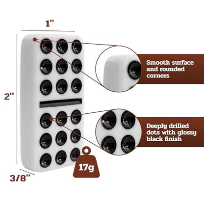 Alex Cramer The Nines Double 9 Domino Set. American